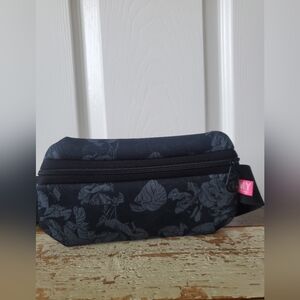 Black Gray Waist Bag